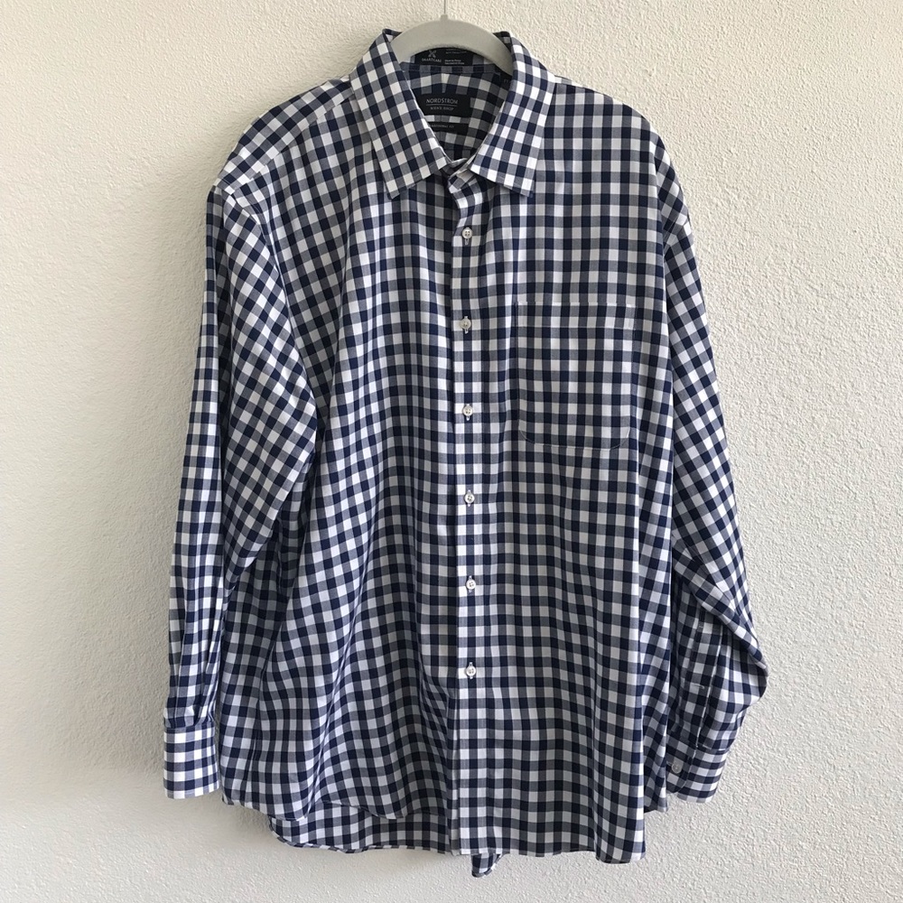 Nordstrom Plaid Dress Shirt
